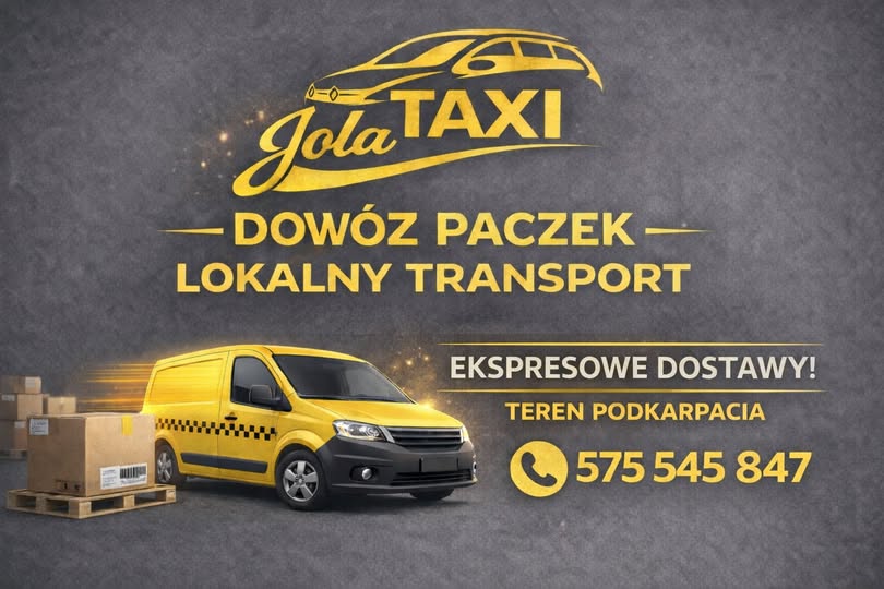 Dowóz paczek i lokalny transport — Jola Taxi to nie tylko przewóz osób!